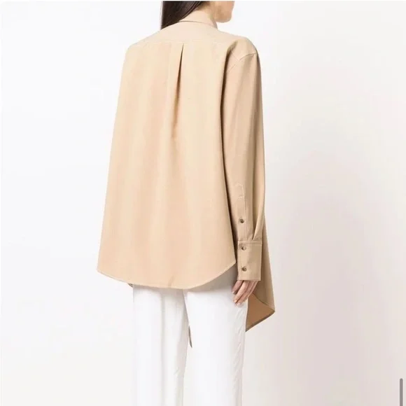 JW ANDERSON Waterfall poplin shirt, size 2